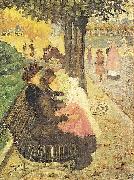 Maurice Prendergast The Tuileries Gardens France oil painting artist